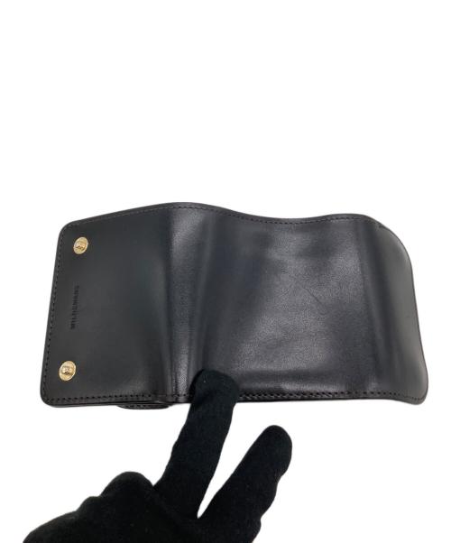 WILDSWANS（ワイルドスワンズ）WILDSWANS (ワイルドスワンズ) 3つ折り財布 SADDLEPULLUP ブラックの古着・服飾アイテム