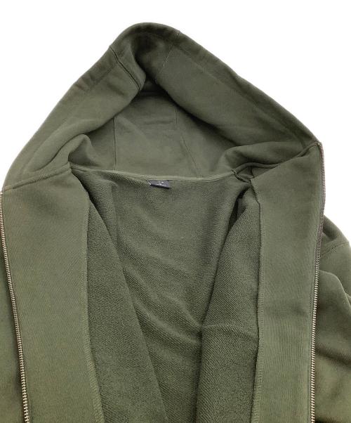 HUF（ハフ）HUF (ハフ) ジップパーカー　スモールボックスロゴ カーキ サイズ:Mの古着・服飾アイテム
