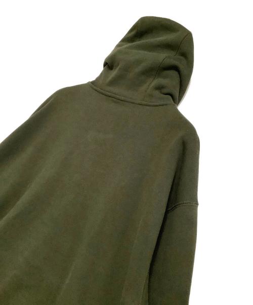 HUF（ハフ）HUF (ハフ) ジップパーカー　スモールボックスロゴ カーキ サイズ:Mの古着・服飾アイテム