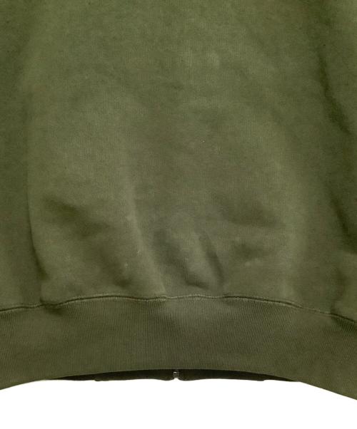 HUF（ハフ）HUF (ハフ) ジップパーカー　スモールボックスロゴ カーキ サイズ:Mの古着・服飾アイテム