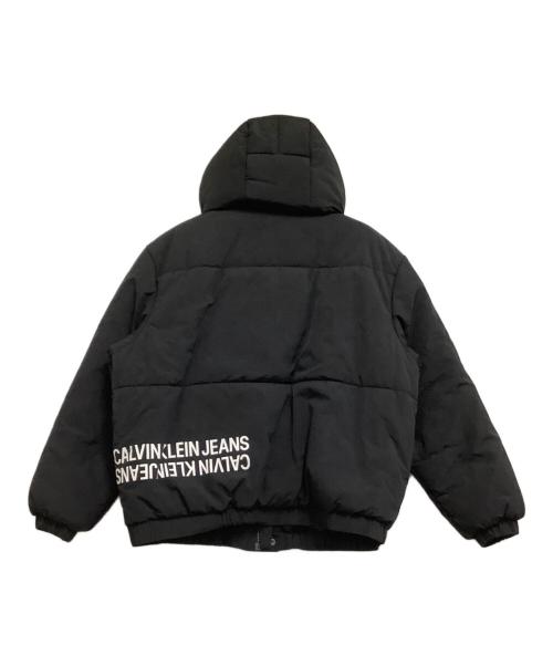 Calvin Klein Jeans（カルバンクラインジーンズ）Calvin Klein Jeans (カルバンクラインジーンズ) 中綿ジャケット ブラック サイズ:Lの古着・服飾アイテム