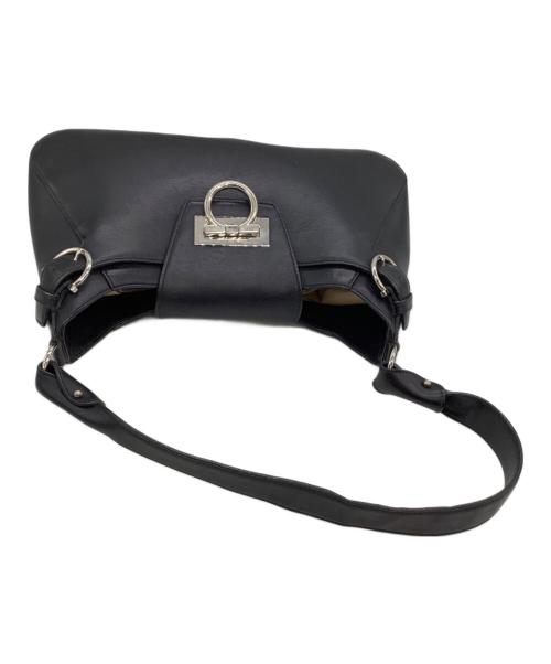 Salvatore Ferragamo（サルヴァトーレ フェラガモ）Salvatore Ferragamo (サルヴァトーレ フェラガモ) セミショルダーバッグ ガンチーニ ブラックの古着・服飾アイテム