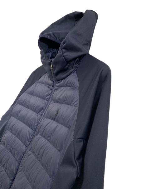 POLO RALPH LAUREN（ポロ・ラルフローレン）POLO RALPH LAUREN (ポロ・ラルフローレン) 切替中綿ブルゾン ネイビー サイズ:Mの古着・服飾アイテム