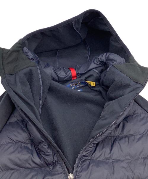 POLO RALPH LAUREN（ポロ・ラルフローレン）POLO RALPH LAUREN (ポロ・ラルフローレン) 切替中綿ブルゾン ネイビー サイズ:Mの古着・服飾アイテム