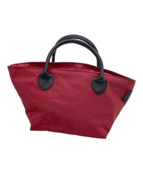 Herve Chapelier（エルベシャプリエ）Herve Chapelier (エルベシャプリエ) ハンドバッグ レッド×ブラックの古着・服飾アイテム