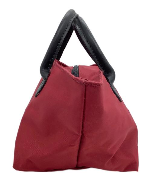 Herve Chapelier（エルベシャプリエ）Herve Chapelier (エルベシャプリエ) ハンドバッグ レッド×ブラックの古着・服飾アイテム