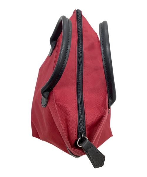 Herve Chapelier（エルベシャプリエ）Herve Chapelier (エルベシャプリエ) ハンドバッグ レッド×ブラックの古着・服飾アイテム