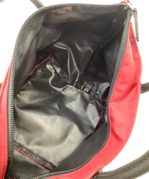 Herve Chapelier（エルベシャプリエ）Herve Chapelier (エルベシャプリエ) ハンドバッグ レッド×ブラックの古着・服飾アイテム