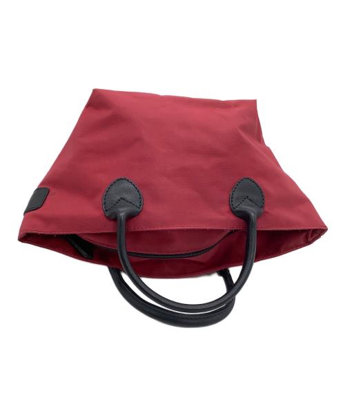 Herve Chapelier（エルベシャプリエ）Herve Chapelier (エルベシャプリエ) ハンドバッグ レッド×ブラックの古着・服飾アイテム