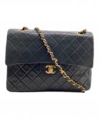 CHANELシャネル）の古着「チェーンショルダーバッグ マトラッセ」｜ブラック