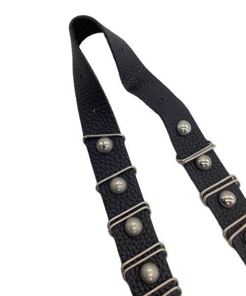 dig your own grave（デグヨアオウングレイブ）dig your own grave (デグヨアオウングレイブ) スタッズベルト ブラック×シルバーの古着・服飾アイテム