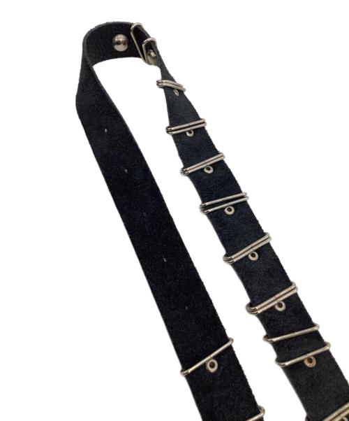 dig your own grave（デグヨアオウングレイブ）dig your own grave (デグヨアオウングレイブ) スタッズベルト ブラック×シルバーの古着・服飾アイテム