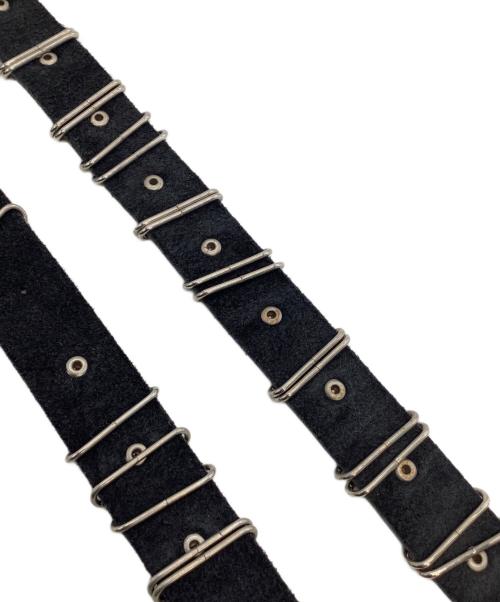 dig your own grave（デグヨアオウングレイブ）dig your own grave (デグヨアオウングレイブ) スタッズベルト ブラック×シルバーの古着・服飾アイテム