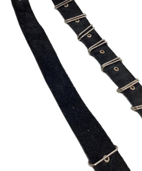 dig your own grave（デグヨアオウングレイブ）dig your own grave (デグヨアオウングレイブ) スタッズベルト ブラック×シルバーの古着・服飾アイテム