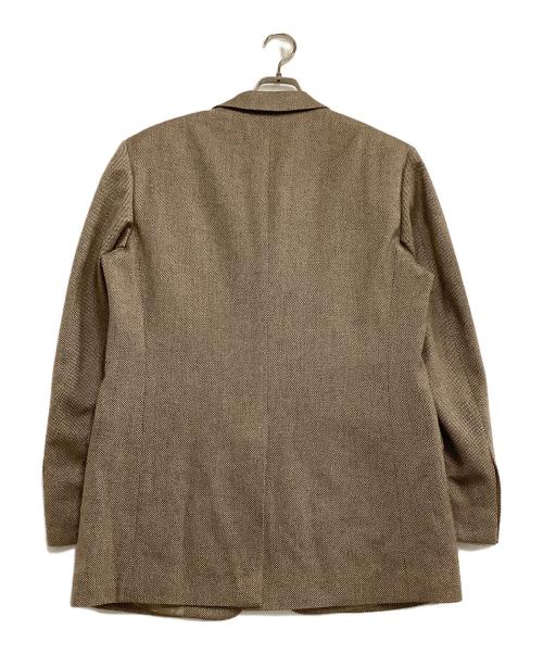 Salvatore Ferragamo（サルヴァトーレ フェラガモ）Salvatore Ferragamo (サルヴァトーレ フェラガモ) テーラードジャケット ブラウン サイズ:48の古着・服飾アイテム