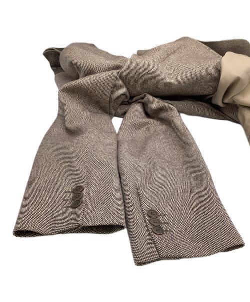 Salvatore Ferragamo（サルヴァトーレ フェラガモ）Salvatore Ferragamo (サルヴァトーレ フェラガモ) テーラードジャケット ブラウン サイズ:48の古着・服飾アイテム