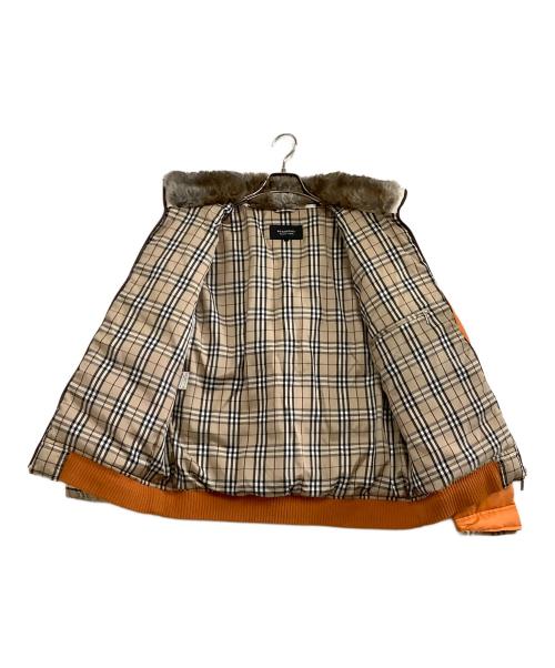 BURBERRY BLACK LABEL（バーバリーブラックレーベル）BURBERRY BLACK LABEL (バーバリーブラックレーベル) ダウンジャケット　裏地ノバチェック オレンジ サイズ:Lの古着・服飾アイテム