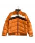 BURBERRY BLACK LABEL（バーバリーブラックレーベル）の古着「ダウンジャケット　裏地ノバチェック」｜オレンジ