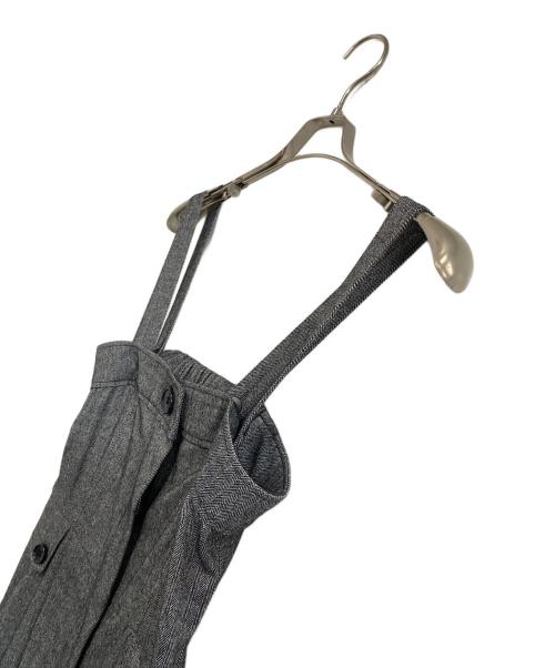 allureville（アルアバイル）allureville (アルアバイル) シックツイードサロペットドレス グレー サイズ:2の古着・服飾アイテム