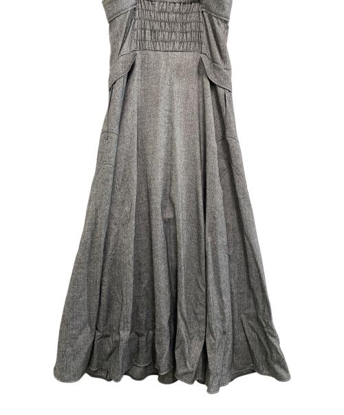 allureville（アルアバイル）allureville (アルアバイル) シックツイードサロペットドレス グレー サイズ:2の古着・服飾アイテム