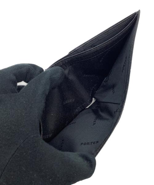 PORTER（ポーター）PORTER (ポーター) 2つ折り財布 カレント ブラックの古着・服飾アイテム