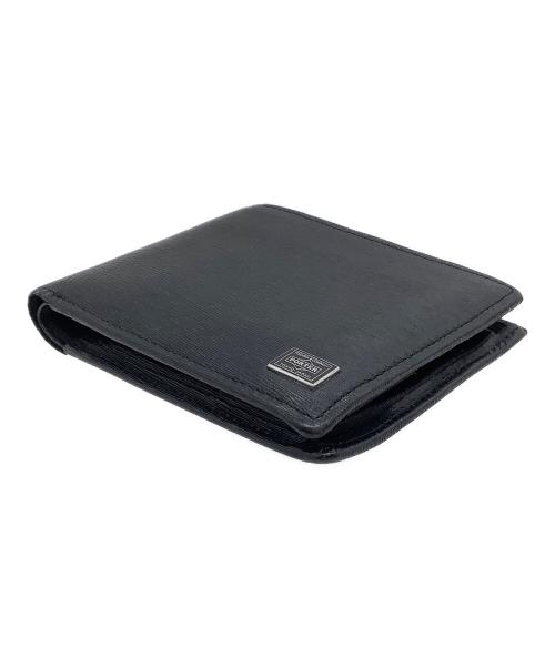 PORTER（ポーター）PORTER (ポーター) 2つ折り財布 カレント ブラックの古着・服飾アイテム