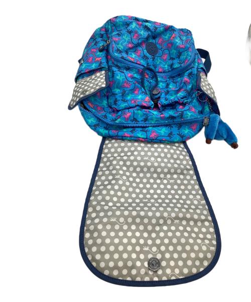 Kipling（キプリング）Kipling (キプリング) リュック ブルーの古着・服飾アイテム