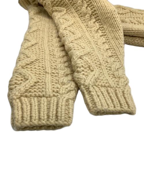 CANADIAN SWEATER（カナディアンセーター）CANADIAN SWEATER (カナディアンセーター) 厚手カーディガン　ジップ カウチン イエロー サイズ:表記なしの古着・服飾アイテム