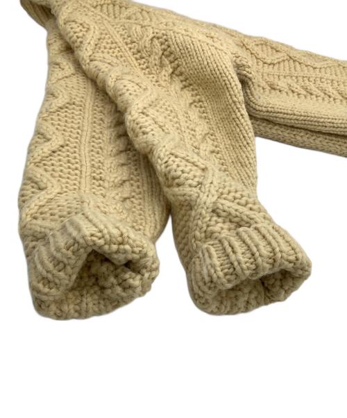 CANADIAN SWEATER（カナディアンセーター）CANADIAN SWEATER (カナディアンセーター) 厚手カーディガン　ジップ カウチン イエロー サイズ:表記なしの古着・服飾アイテム