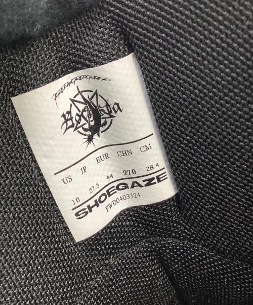 FVVO（エフブイブイオー）FVVO (エフブイブイオー) THICK SOLED HIGH TOP BOOTS ブラック×ホワイト サイズ:US 10の古着・服飾アイテム