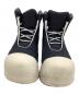 FVVO (エフブイブイオー) THICK SOLED HIGH TOP BOOTS ブラック×ホワイト サイズ:US 10：22000円