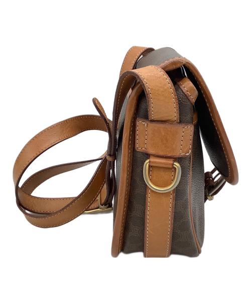 CELINE（セリーヌ）CELINE (セリーヌ) ショルダーバッグ　マカダム ブラウンの古着・服飾アイテム