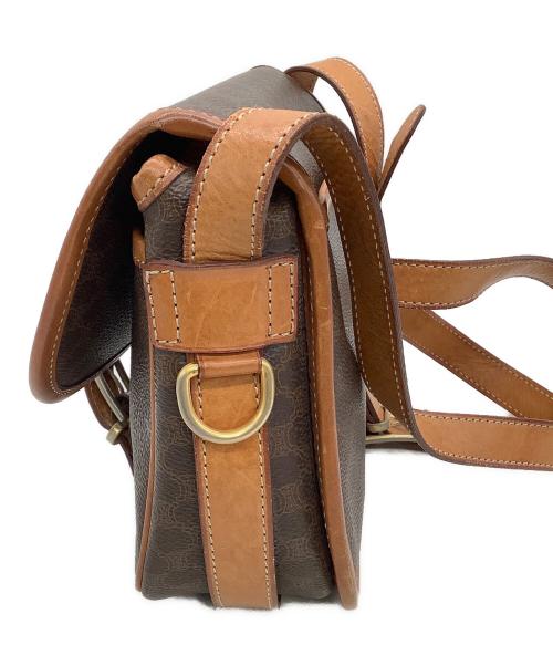 CELINE（セリーヌ）CELINE (セリーヌ) ショルダーバッグ　マカダム ブラウンの古着・服飾アイテム