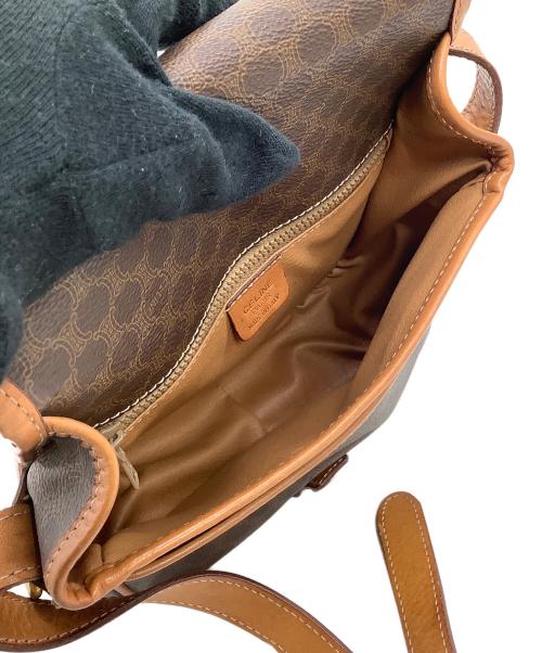 CELINE（セリーヌ）CELINE (セリーヌ) ショルダーバッグ　マカダム ブラウンの古着・服飾アイテム