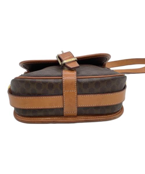 CELINE（セリーヌ）CELINE (セリーヌ) ショルダーバッグ　マカダム ブラウンの古着・服飾アイテム