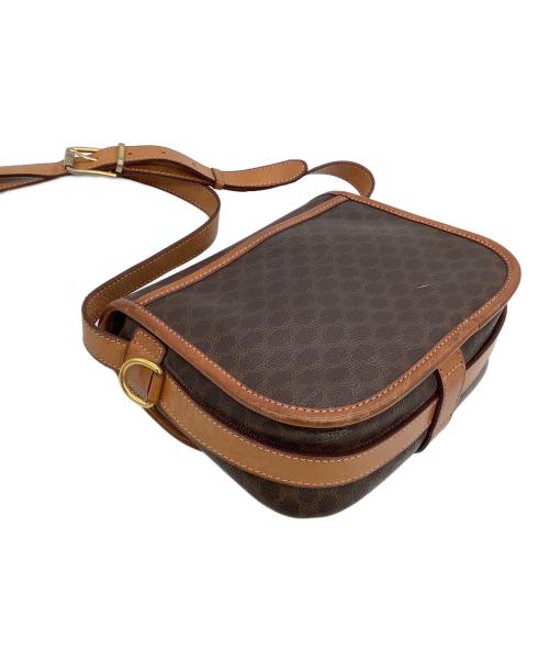 CELINE（セリーヌ）CELINE (セリーヌ) ショルダーバッグ　マカダム ブラウンの古着・服飾アイテム