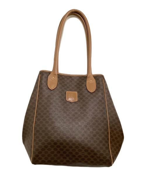 CELINE（セリーヌ）CELINE (セリーヌ) トートバッグ マカダム ブラウンの古着・服飾アイテム