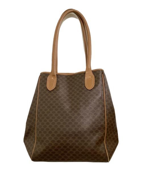 CELINE（セリーヌ）CELINE (セリーヌ) トートバッグ マカダム ブラウンの古着・服飾アイテム