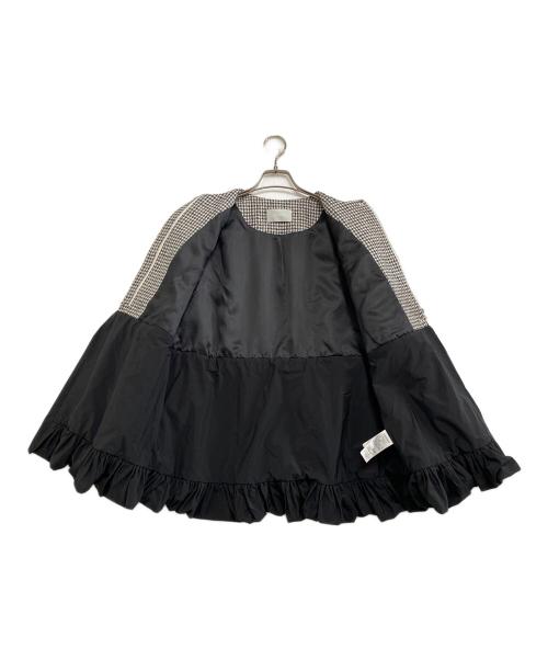 CELFORD（セルフォード）CELFORD (セルフォード) タフタコンビツイードブルゾン ホワイト×ブラック サイズ:freeの古着・服飾アイテム