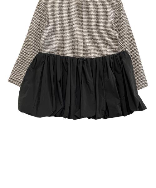 CELFORD（セルフォード）CELFORD (セルフォード) タフタコンビツイードブルゾン ホワイト×ブラック サイズ:freeの古着・服飾アイテム