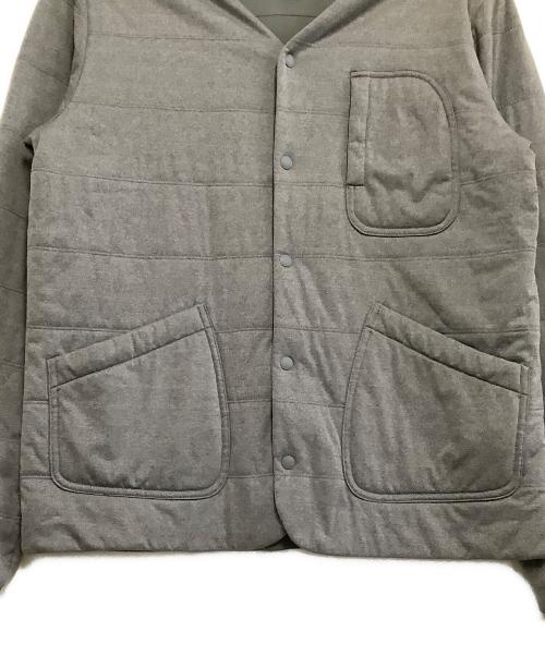 Snow peak（スノーピーク）Snow peak (スノーピーク) ノーカラージャケット グレー サイズ:Mの古着・服飾アイテム