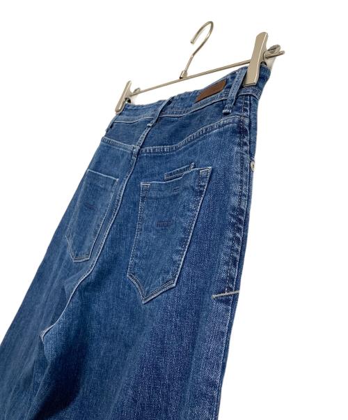 YANUK（ヤヌーク）YANUK (ヤヌーク) ワイドフレアデニムパンツ インディゴ サイズ:24の古着・服飾アイテム