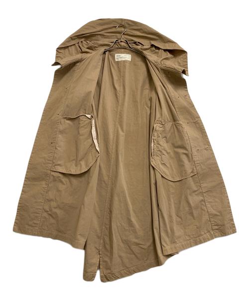 HARVESTY（ハーベスティー）HARVESTY (ハーベスティー) オーバーパーカーコート ベージュ サイズ:1の古着・服飾アイテム