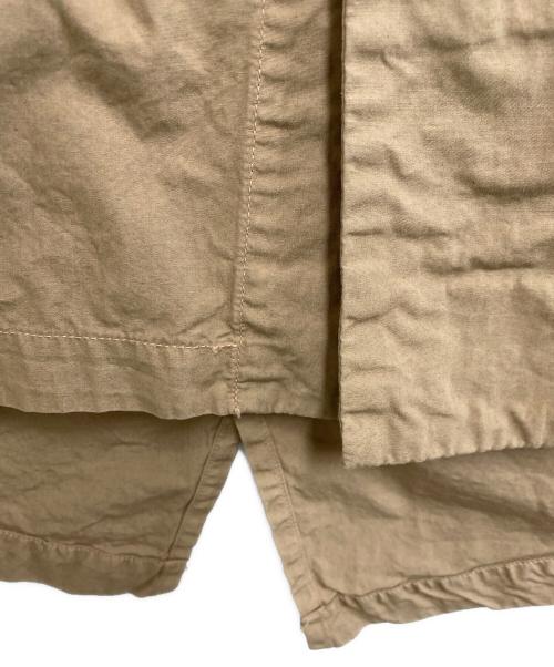 HARVESTY（ハーベスティー）HARVESTY (ハーベスティー) オーバーパーカーコート ベージュ サイズ:1の古着・服飾アイテム