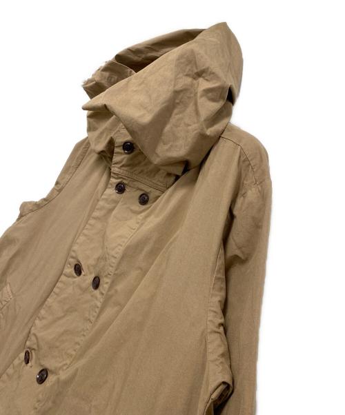 HARVESTY（ハーベスティー）HARVESTY (ハーベスティー) オーバーパーカーコート ベージュ サイズ:1の古着・服飾アイテム
