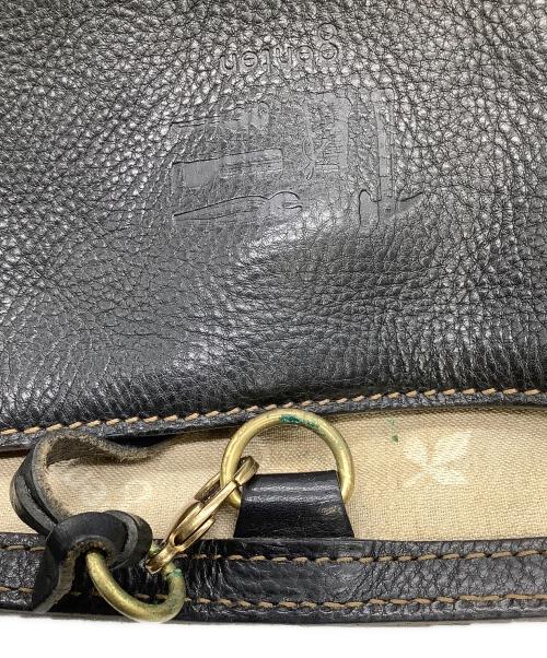 genten（ゲンテン）genten (ゲンテン) レザートートバッグ ブラックの古着・服飾アイテム