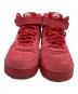 NIKE (ナイキ) スニーカー AIR FORCE 1 レッド サイズ:25：6000円