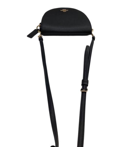 COACH（コーチ）COACH (コーチ) ショルダーバッグ ブラック×シルバーの古着・服飾アイテム