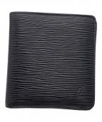 LOUIS VUITTONルイ ヴィトン）の古着「2つ折り財布 エピ」｜ブラック