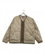 THE NORTHFACE PURPLELABELザ・ノースフェイス パープルレーベル）の古着「ダウンジャケット PLAS Field Down Cardigan」｜ベージュ